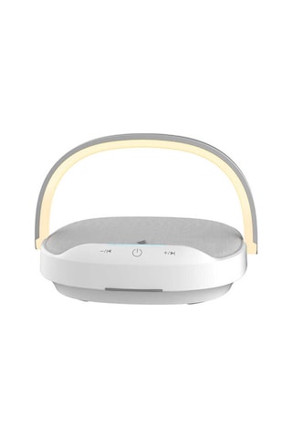Wiwu Y1 Gece Lambalı Ve Kablosuz Şarj Standlı Bluetooth Speaker Hoparlör - ZORE-263612