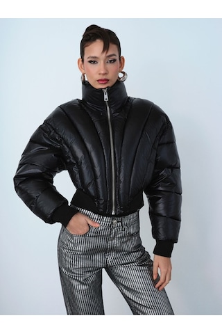 LOFT Regular Fit Kadın Mont Lf2036365 Q1.v1 Siyah