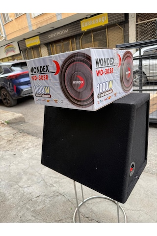 Wd-3038 L Port Kabinli 30 Cm Subwoofer Bas 1000wat 350w Rms Bufır