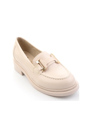 Bej Kadın Loafer Ayakkabı K01257050309