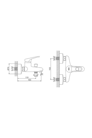 Newarc Smart 142511 Banyo Bataryası Gümüş
