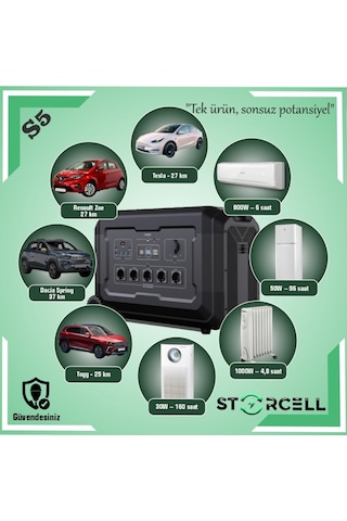5 Kw 5000 W Sessiz Hibrit Jeneratör, Taşınabilir Güç Kaynağı,5040