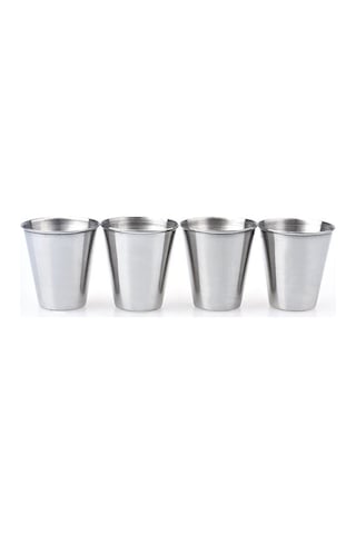 Çelik Shot Bardak (4adet + Çanta)