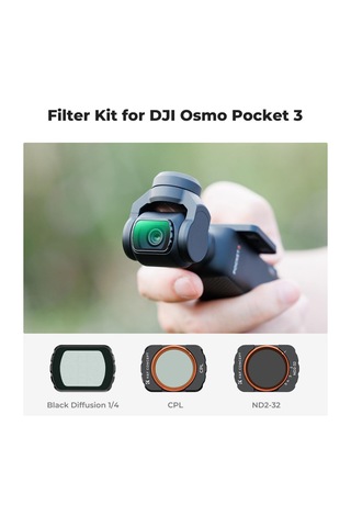 K&f Concept Magnetic Cpl + Black Mist 1/4 + Nd2-32 Filter Djı O