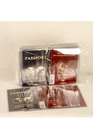 Toptan Pasaport Koruma Kabı Şeffa Su Geçirmez 50li Pkt.