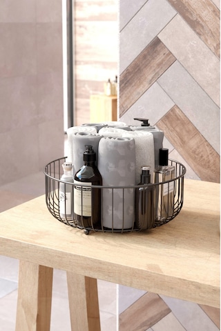 Teknotel Metal Organizer Sepet Meyve Sepeti Mat Siyah Mg528