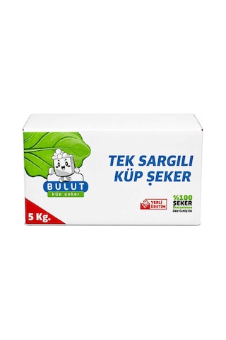 Bulut Tek Sargılı Kesme Seker 5 Kg Bulut Tek Sargılı Kesme Seker 5 Kg