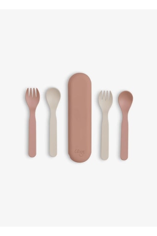 Citron Bio-based 2'li Çatal Kaşık Takımı Ve Kutusu - Pink/cream 1196960