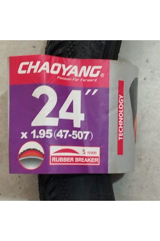 24x1.95 Dış Lastik 5 Mm Zırhlı 47-507 Chaoyang 24 Jant Diken Kırıcı Bisiklet Lastiği