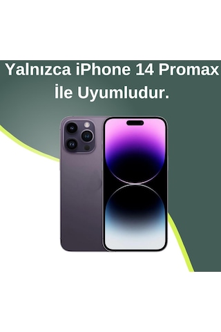 Apple Uyumlu iPhone 14 Promax Hologram Yıldızlı Şeffaf Kılıf