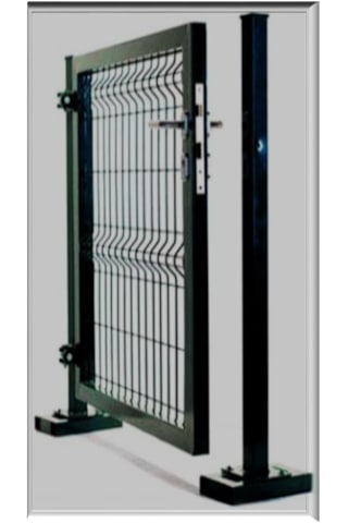 Panel Çit Kapı Yeşil 100 100 Cmlik