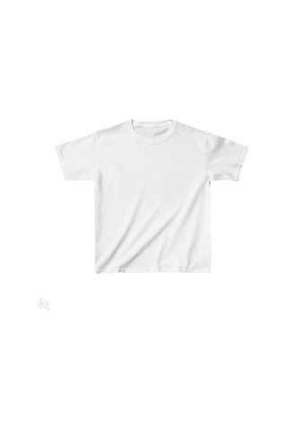 Vinevesta Çocuk Unisex Basic T-shirt - Beyaz Çok Renkli