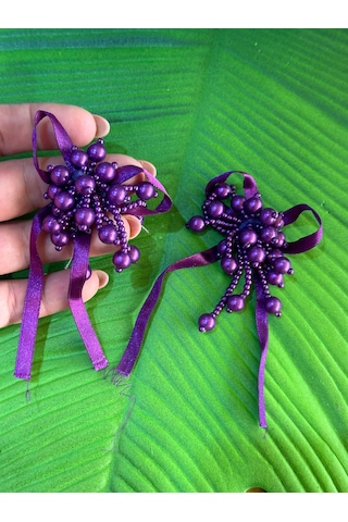 6x4 Cm 2 Adet Boncuklu Fiyonk Giyim Dikiş Aksesuarı 6x4 Cm 2 Adet Boncuklu Fiyonk Giyim Dikiş Aksesuarı
