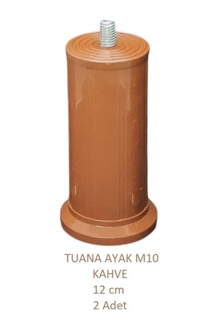 Tuana Ayak 12 cm M10 Cıvatalı Kahve (2 Adet)