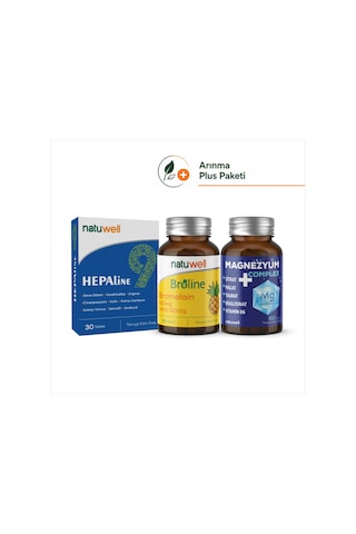 Hepaline 30 Tablet Ve Broline 30 Kapsül Ve Magnezyum Complex 60 Tablet