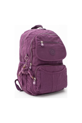 Baginn Lise Okul Sırt Çantası Çok Cepli Hafif Klinkır Kumaş 43 x 30 Cm