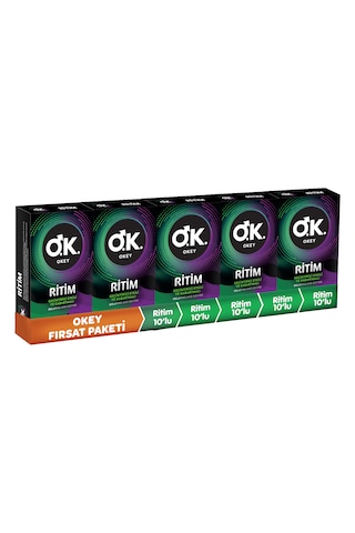 Okey Ritim Prezervatif 50'li