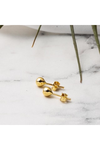 Bilezikci 14 Ayar Altın Top Küpe 5 mm. KPDLY14K28468