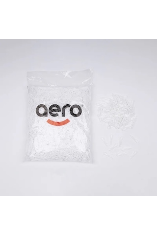 Aero Gömlek Klipsi 38 Mm Beyaz 2.000 Adet Beyaz