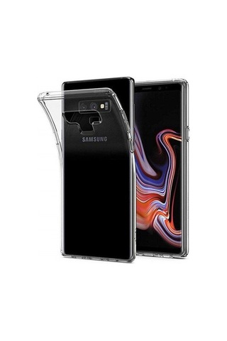 Galaxy Note 9 Kılıf Zore Şeffaf İnce ve Esnek Süper Silikon Kılıf