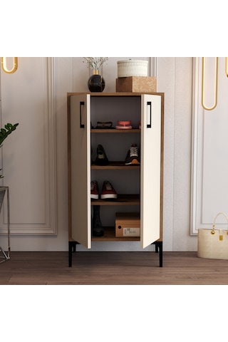 Variant Prag Ayakkabılık - Ceviz / Krem