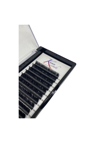 KAŞMİR KİRPİK  Klasik D KIVRIM 0.15 MM 10 numara tek boy kirpik