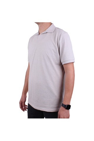 Twister Jeans Twister 2288 Gri Günlük Kısa Kol Normal Kesim Pamuklu Polo Yaka Erkek Tişört Gri