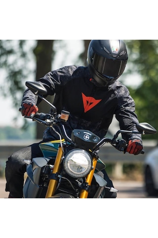 Dainese İgnite Camo Black Fluo Red Air Motosiklet Montu
