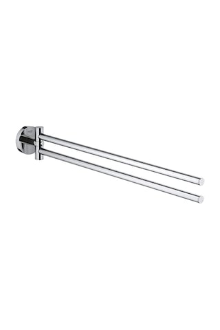 Start İkili Uzun Havluluk, 439 Mm, Duş, Banyo Aksesuarları, Krom, 41183000 Çok Renkli