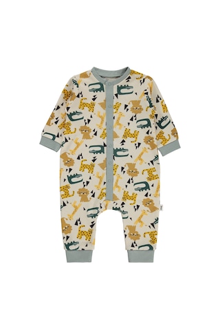 Civil Baby Hayvanlar Empirme 6-18 Ay Tulum - Gri Füme
