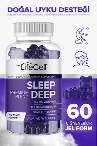 Sleep Deep Stressiz ve Derin Uyku İçin Kompleks Takviye Edici Gıda