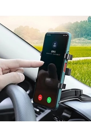 Araba Gösterge Üstüne Takılan Özel 360 Oynar Başlıklı Telefon Tutucu Diğer