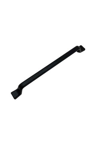 Havai Düz Siyah Metal Dolap Kulpu Mobilya Ve Mutfak Dolap Kulpu Siyah 160mm 2 Adet Siyah