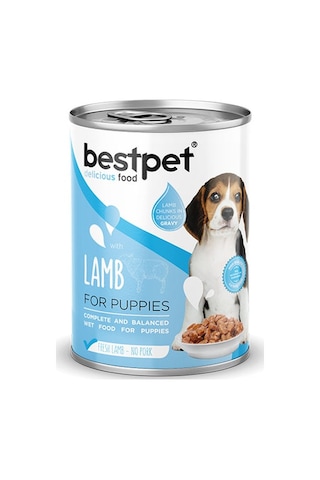 Bestpet Parça Etli Kuzu Etli Yavru Köpek Konservesi 12 Adet 400 Gr 243-20018.03