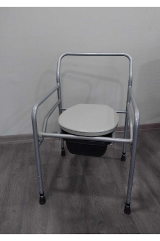 Healthline Komot Katlanır Hasta Klozeti Tuvaleti Engelli Yaşlı Hasta Tuvalet Yükseltici Beyaz