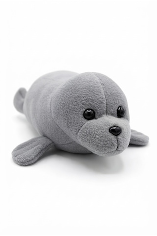 Fok Polar-peluş 35 Cm Gri