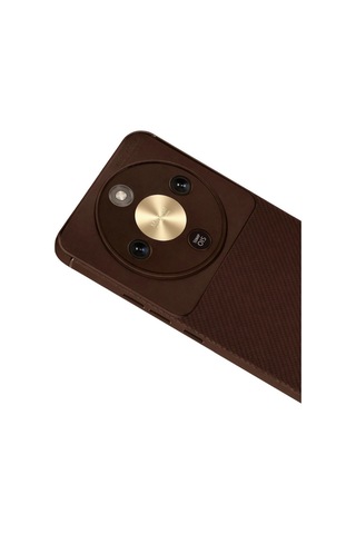 Huawei Honor Magic 8 Lite Auto Focus Karbon Kapak - Kahverengi