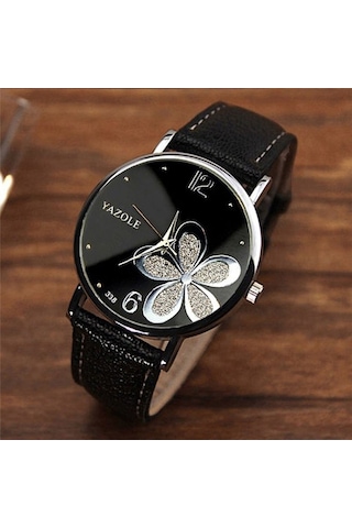 Sones Curren Casual Çelik Kayışlı Kadın Takvimli Saat Altın Siyah