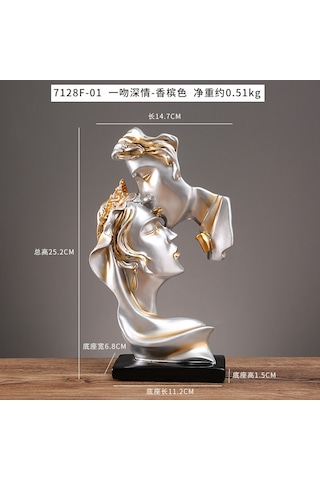 Yunboo Kuzey Avrupa Stili Retro Dekoratif Heykel, Ev Salonı/şarap Dolabı Vitrini Dekoru, Fotoğraf Jeketi - Ahşap Ve Reçine Malzeme İle Dayanıklı Tasarım Di