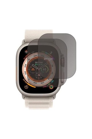 Ultra 2 49 Mm İle Uyumlu Hayalet Ekran Koruyucu 2 Adet Anti-spy Gizlilik Önleyici