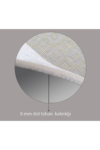Rovigo Home Baskılı Kaymaz Taban 2'Li Banyo Paspas Takım Rvg5049-100x60-60x50 Çok Renkli