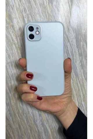 Apple Uyumlu iPhone 13 Mat Cam Elektro Kamera Korumalı Kılıf