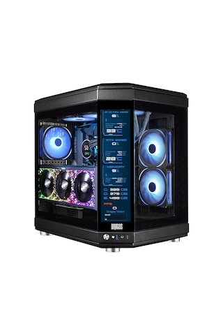 Dragos North Evo Vision 7x ARGB Fan Type-C Atx Mid Tower Bilgisayar Kasası
