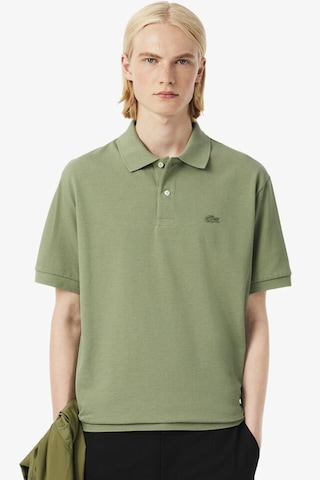 Lacoste Men's Loose Fit Kalın Pike Kumaş Polo T-shirt Erkek Polo Yaka Tişört Yeşil