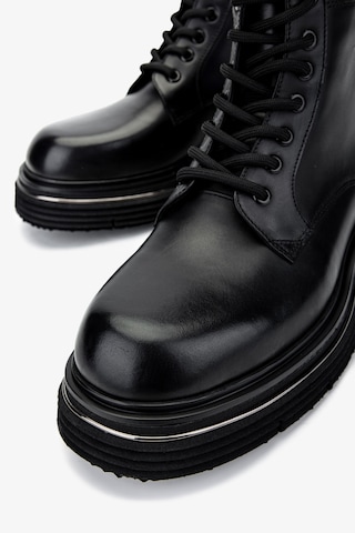 Valmenti Erkek Hakiki Deri Siyah Analin Postal Bot 381 20381 Erk Bot Sk24-25 Sıyah Anl Siyah