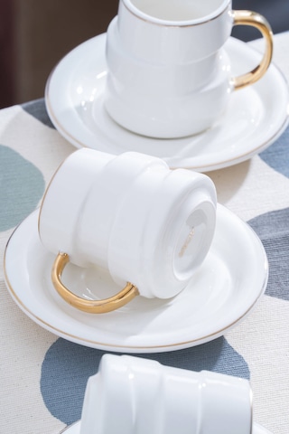 Marlow 6 Kişilik Kahve Fincan Takımı - 90 Ml Çok Renkli