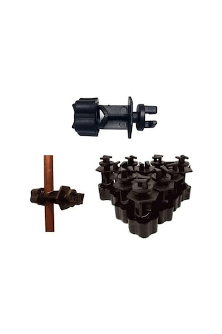 Pars Elektrikli Çit Sistemi Demir Direk İzolatörü 100 Adet