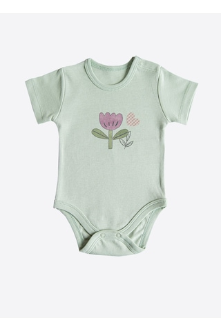 KitiKate Organik Cute Bunny 3'lü Kısa Kol Body Pembe