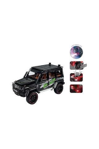 Sesli Ve Işıklı Buharlı Çıkaran Metal Off-road Jeep - Çek-bırak Araba 20cm 1:22 Ölçek Çok Renkli