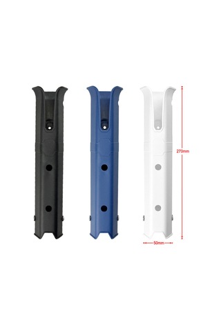 Youtek Plastik Balıkçılık Kamışı Tutucusu Mavi Güncellenmiş Versiyon - Bot, Kayak, Araç Ve Duvar Uyumlu Depolama Ve Taşıma Aracı Mavi